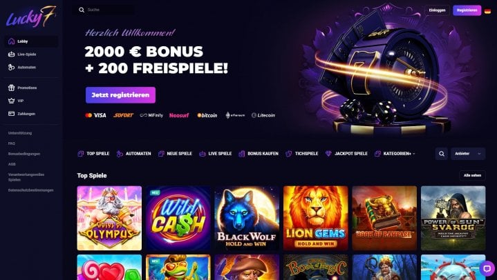 Lucky7even Casino 1