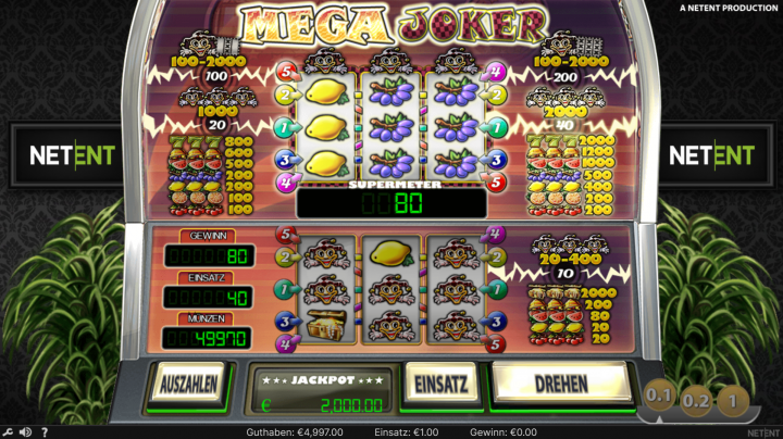 Mega Joker (NetEnt) 1