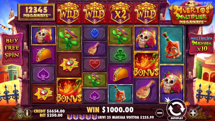 Muertos Multiplier Megaways 1