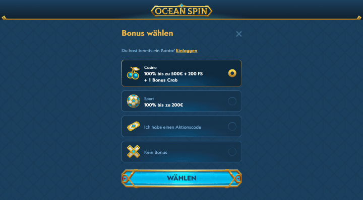 OceanSpin Casino 2