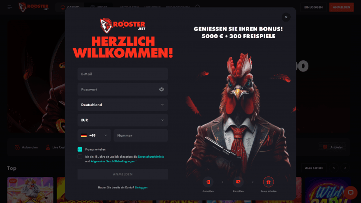 Rooster Bet Casino 1