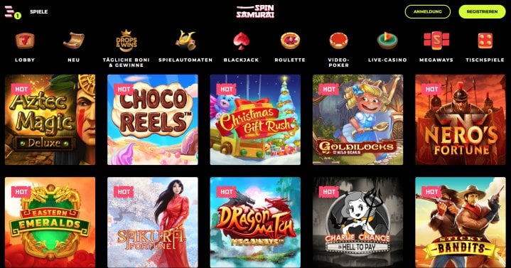 Spin Samurai Casino 3