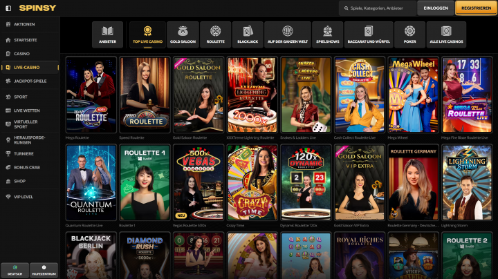 Spinsy Casino 4