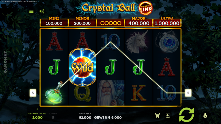 Crystal Ball Flaming Link 14