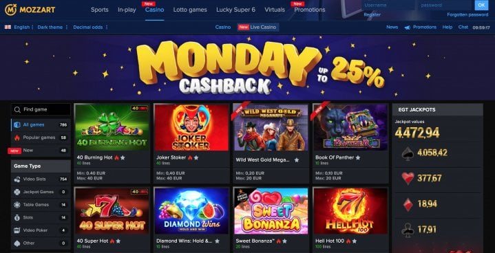 Mozzart Casino 1