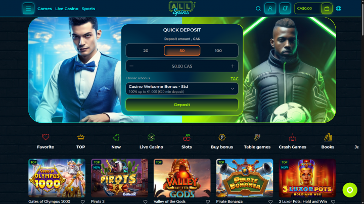 AllSpins Casino 1
