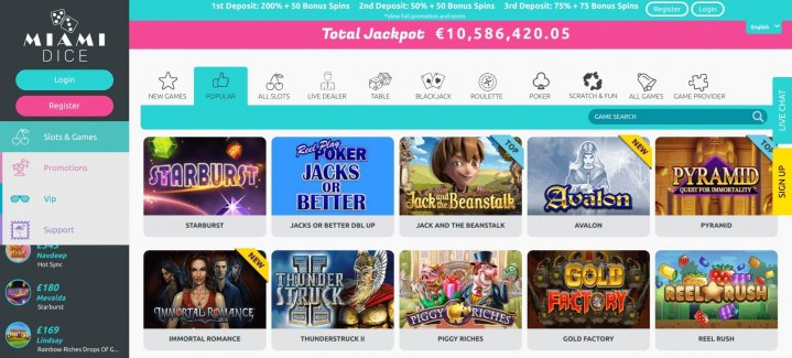 Miami Dice Casino 3