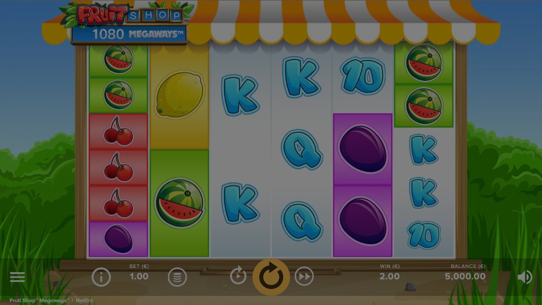 Fruit Shop Megaways demo
