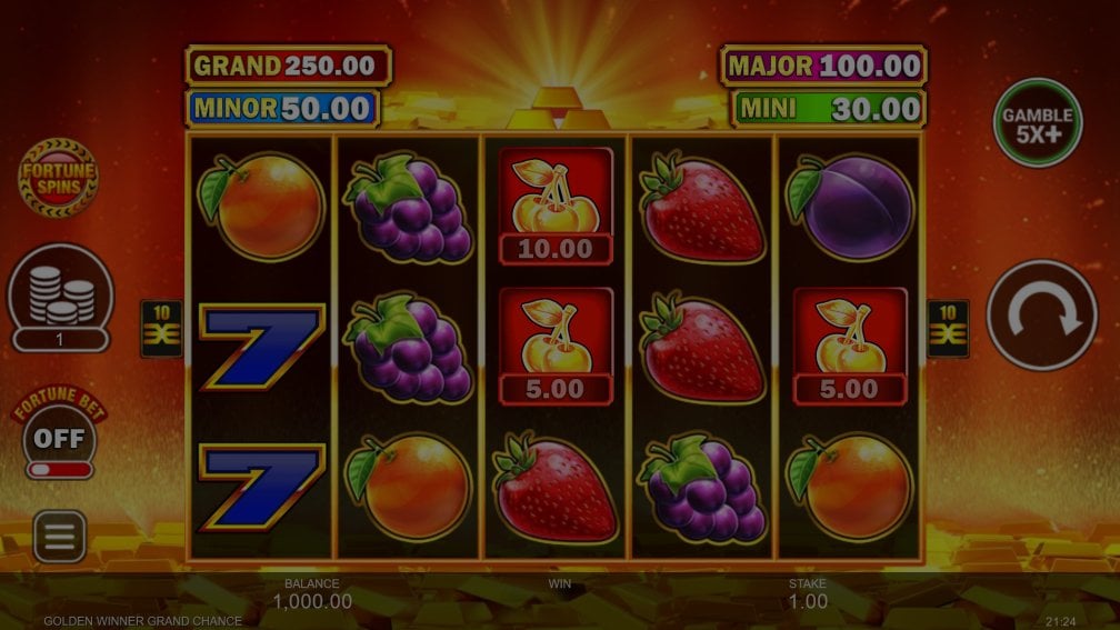 Golden Winner Grand Chance demo