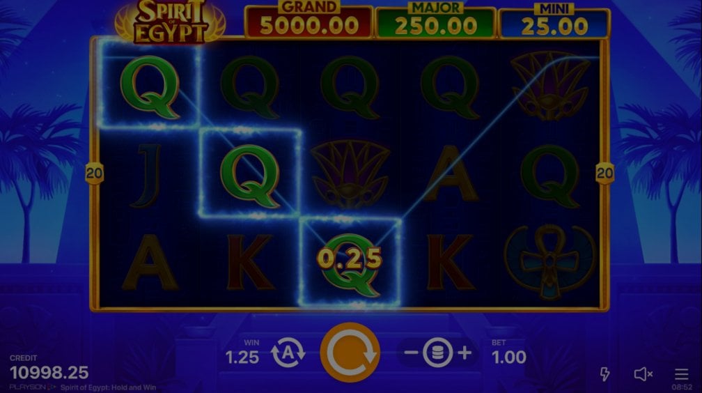 Spirit of Egypt: Hold and Win demo