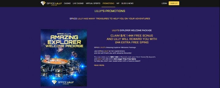 Space Lilly Casino 2