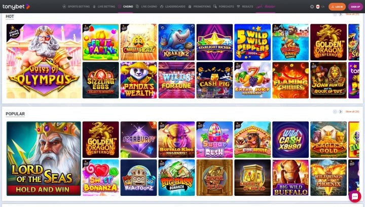 TonyBet Casino 5